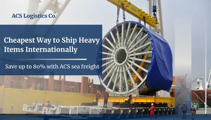 cheapest way to ship heavy items internationally